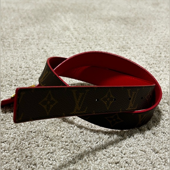 LV Initiales Reversible Belt - Monogram/Red - Picture 7 of 7
